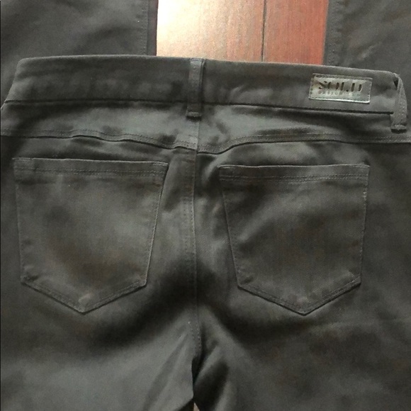 Black Boot cut stretchy jeans size 26 short - Picture 5 of 7